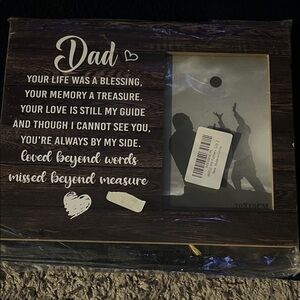 Source Unknown Dad Tribute Picture Frame - Brown